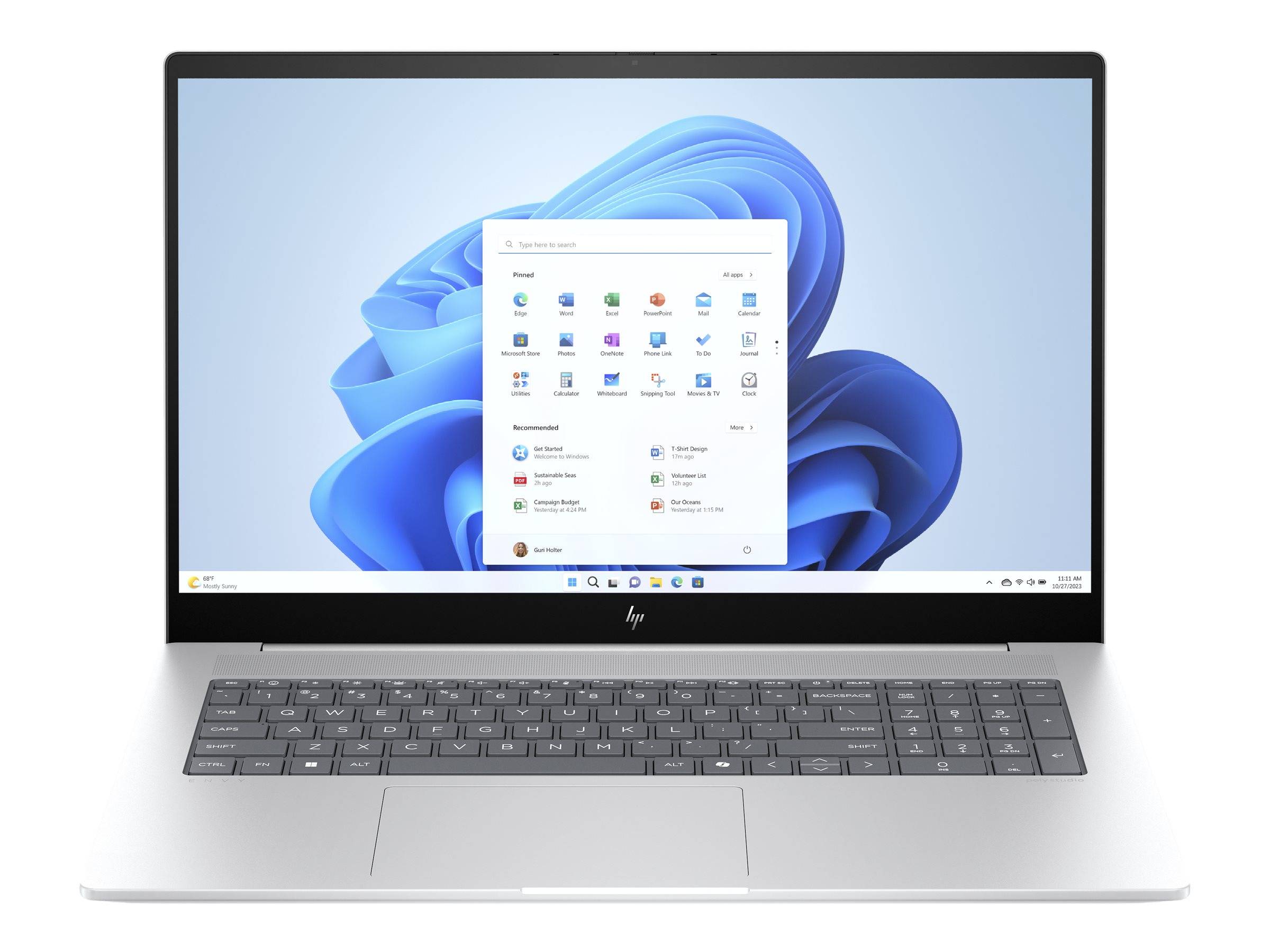 HP 17-da0675ng Laptop 43,9 cm (17,3 Zoll), 16 GB RAM, 1 TB SSD, Intel® Core™ Ultra 7 155H