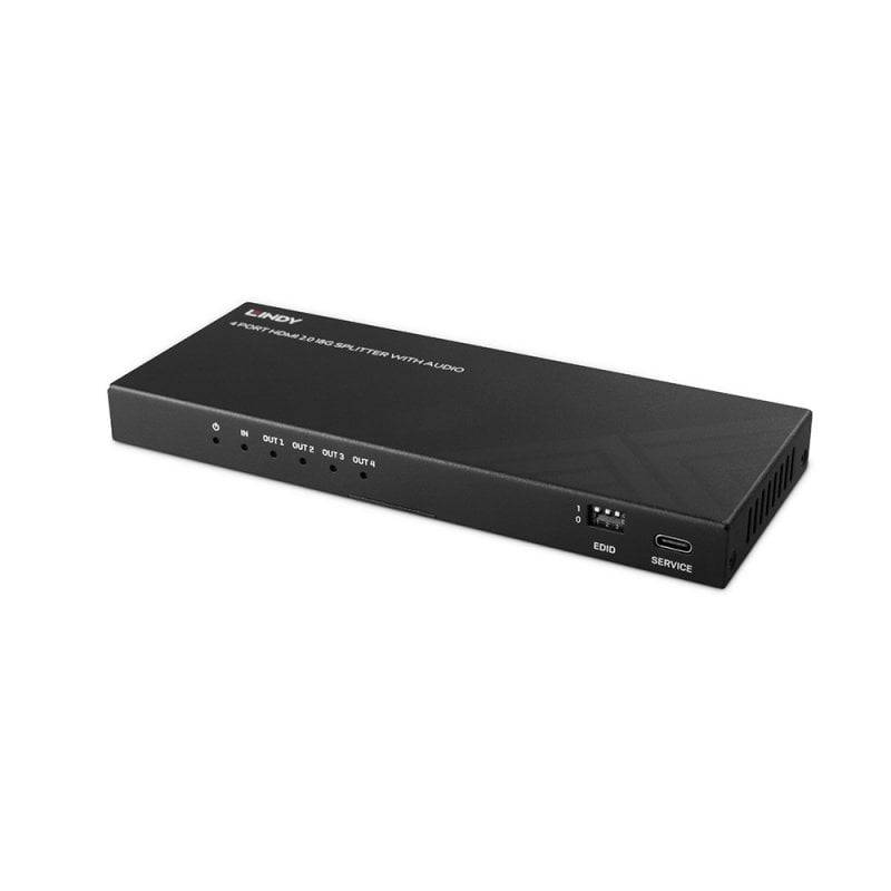 LINDY 4 Port HDMI 8K60 Splitter mit Audio