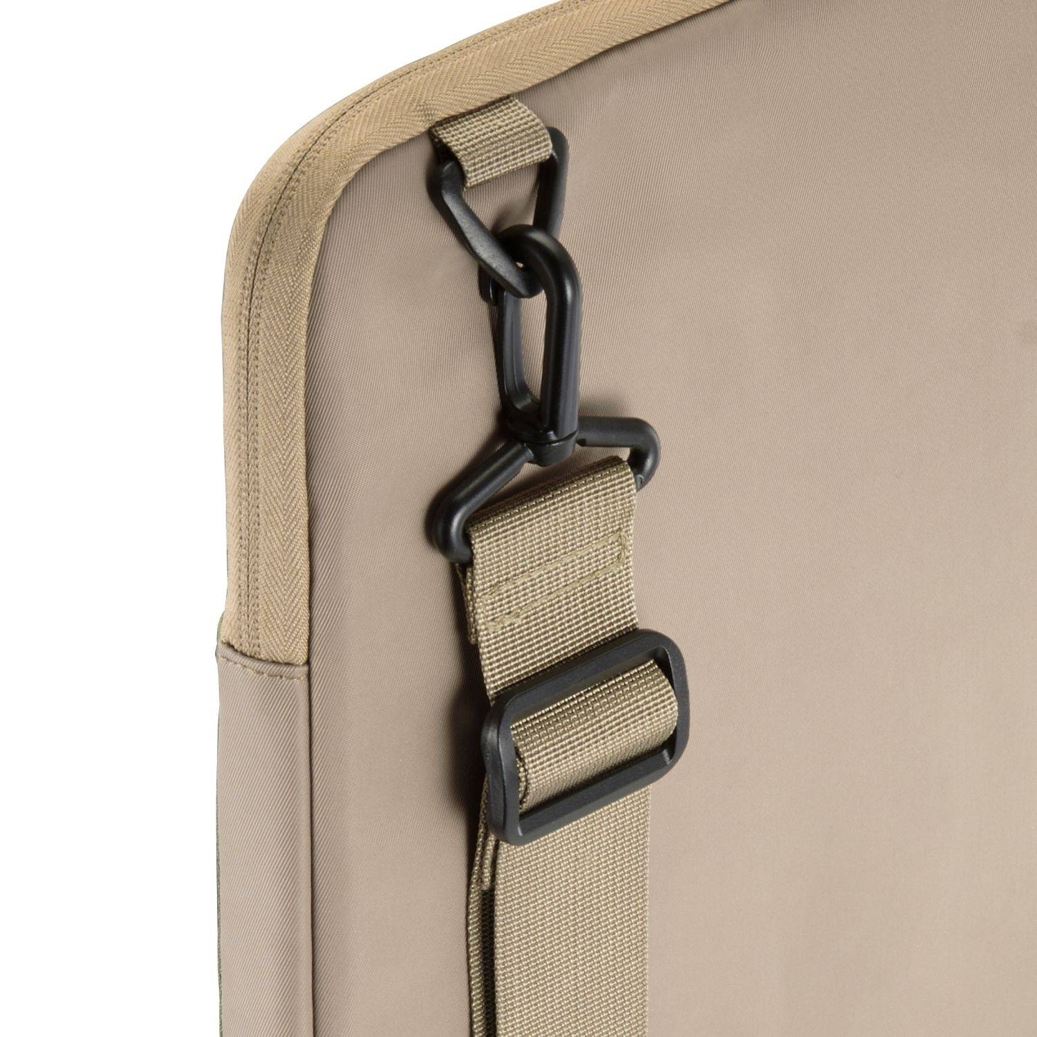 Notebook-Tasche To Go Beige/Grün 15" bis 16,2"