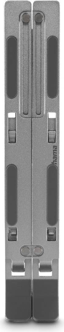 Hama Laptop-Stand Aluminium 6-stufig neigbar, faltbar, bis 40cm (15,6), Silb