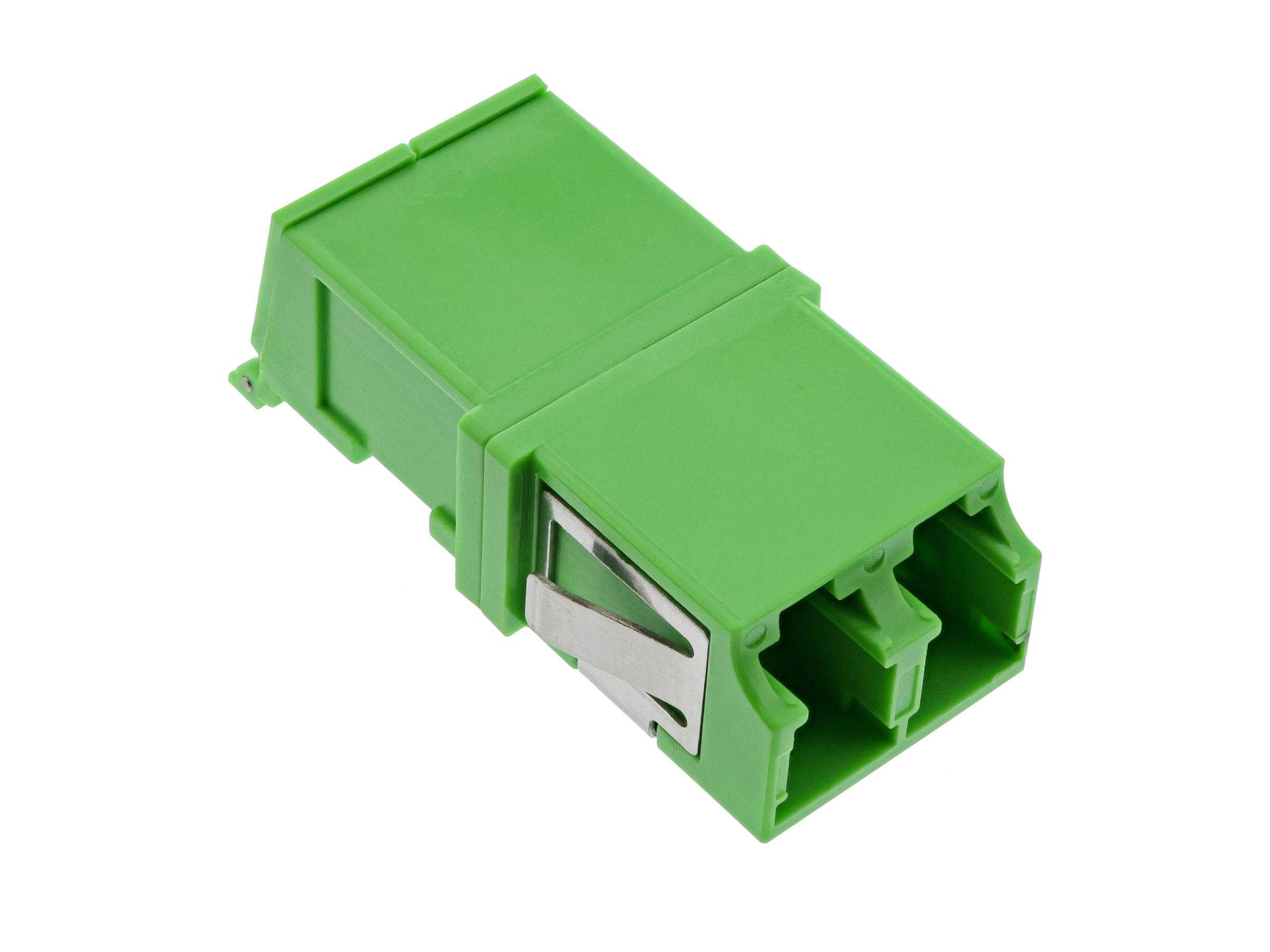 InLine LWL Kupplung - Duplex LC/LC - singlemode - grün - mit Shutterzu LC