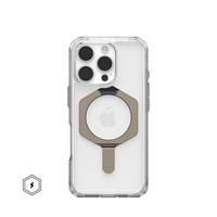 Handyhülle: transparent mit verstärkten Kanten, ausgestattet mit integriertem Ringgriff und magnetischer Halterung.