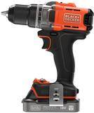 Black&Decker Akku-Bohrschrauber BCD382D1XC 2Ah 18V (BCD382D1XC-QW)