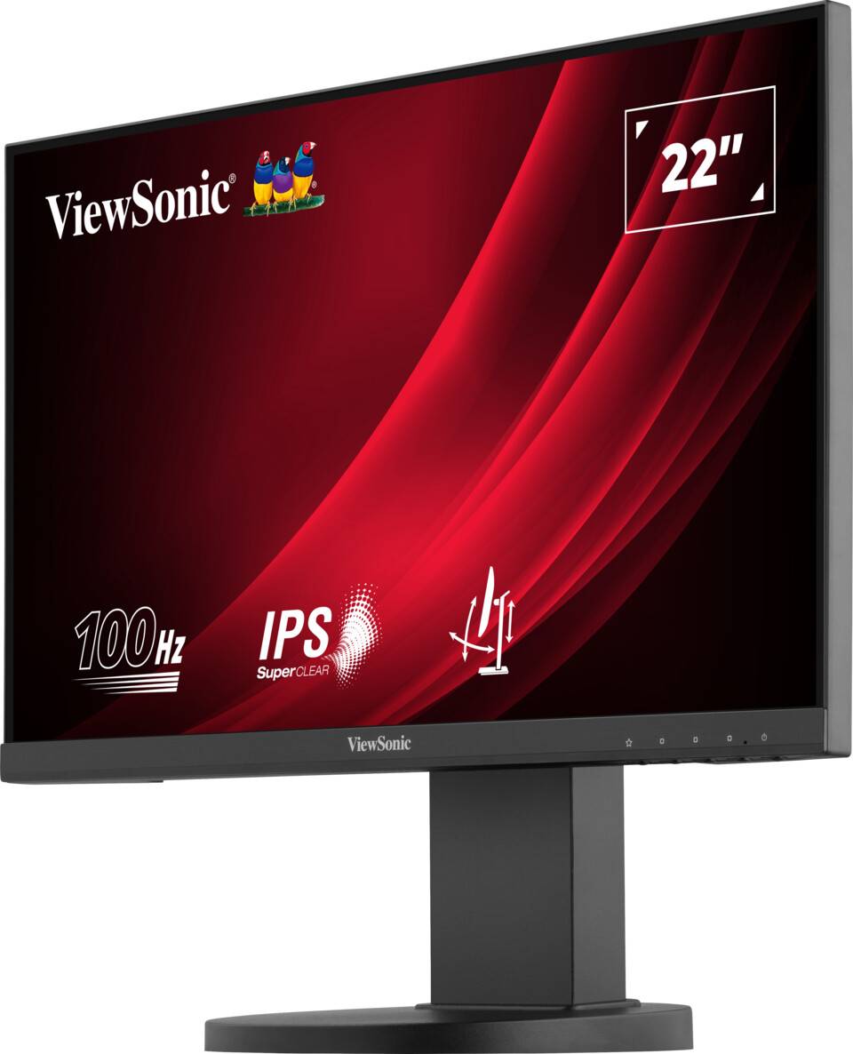 Viewsonic 54,6cm VG2208A 21,5 Zoll 1.920 x 1.080 Pixel 100 Hz IPS 16:9 Reaktionszeit 5 ms 1.000:1 Pixeldichte