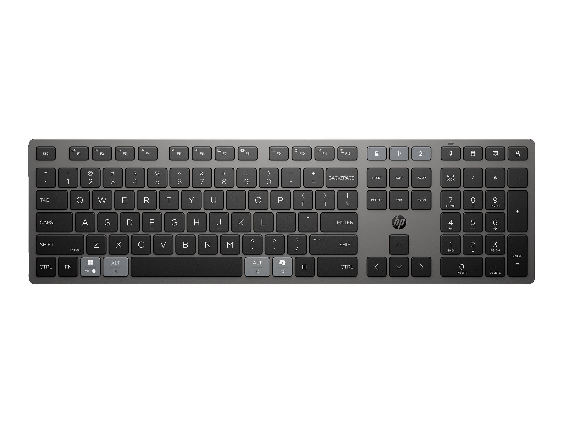 HP 725 - Tastatur - multifunktional, wiederaufladbar, betrieben mit Superkondensator