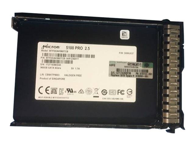 HPE Mixed Use - SSD - 960 GB - 2.5"" SFF (6.4 cm SFF)