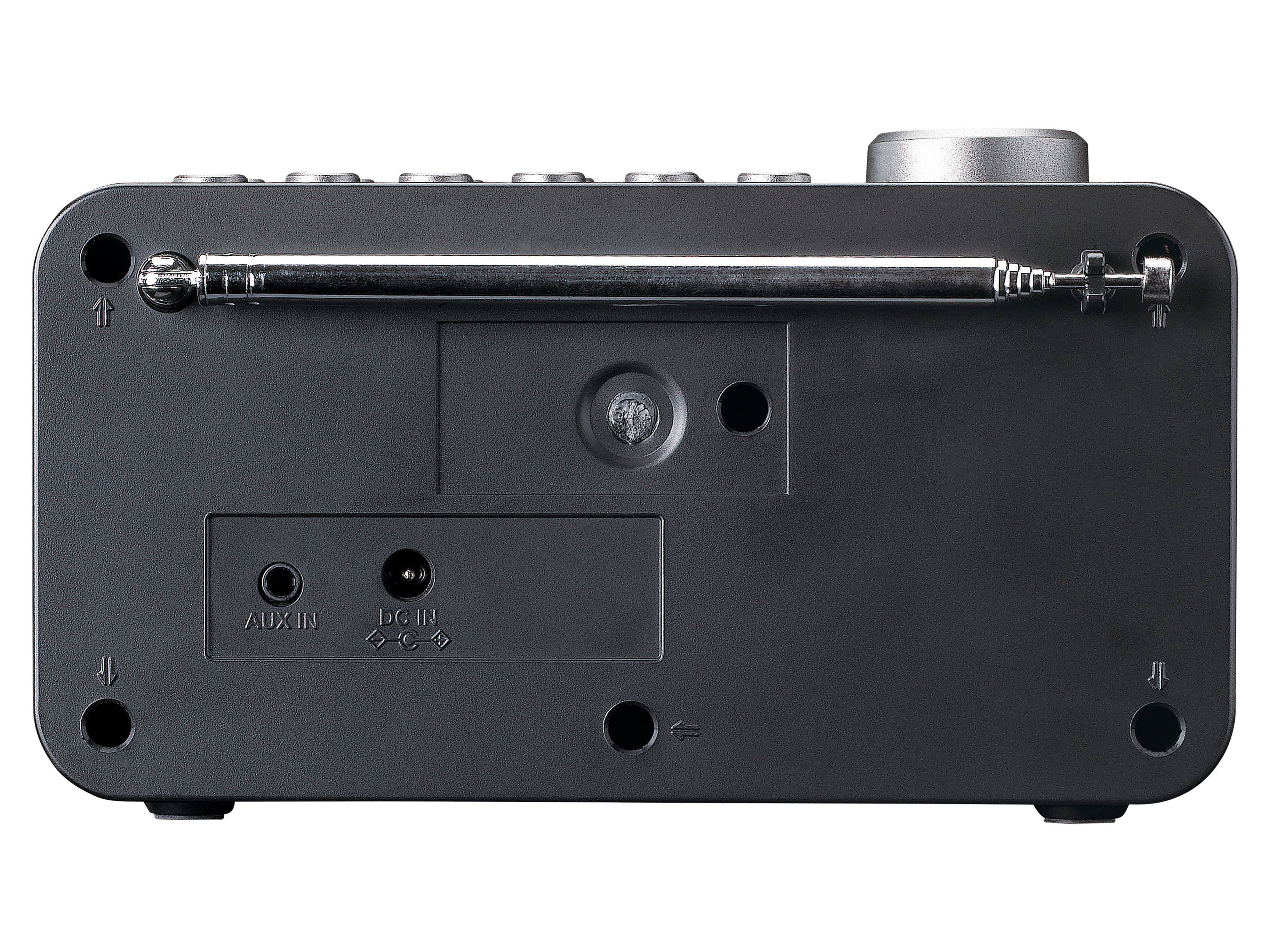 LENCO DAB+/FM Uhrenradio, Bluetooth, Farbdisplay