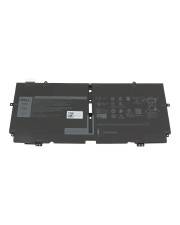 Schwarzer Laptop-Akku in Vorderansicht auf weißem Hintergrund.