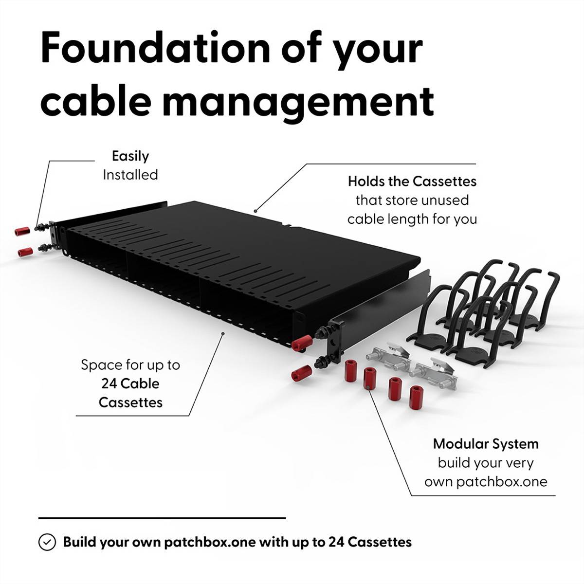 patchbox.one Frame, kompatibel mit allen PATCHBOX Kassetten