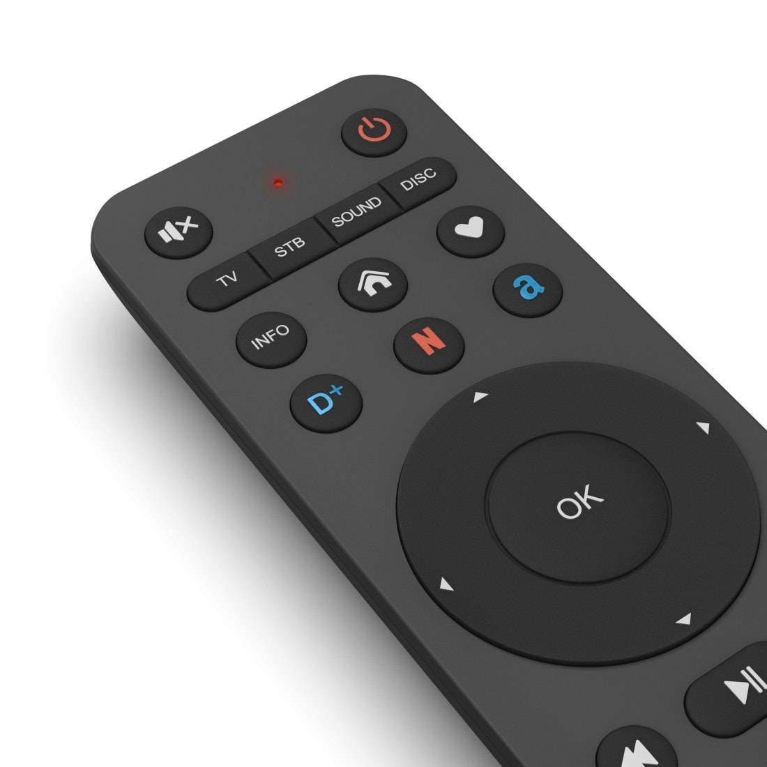 HAMA Universal-Fernbedienung TV, Infrarot, für 4 Geräte