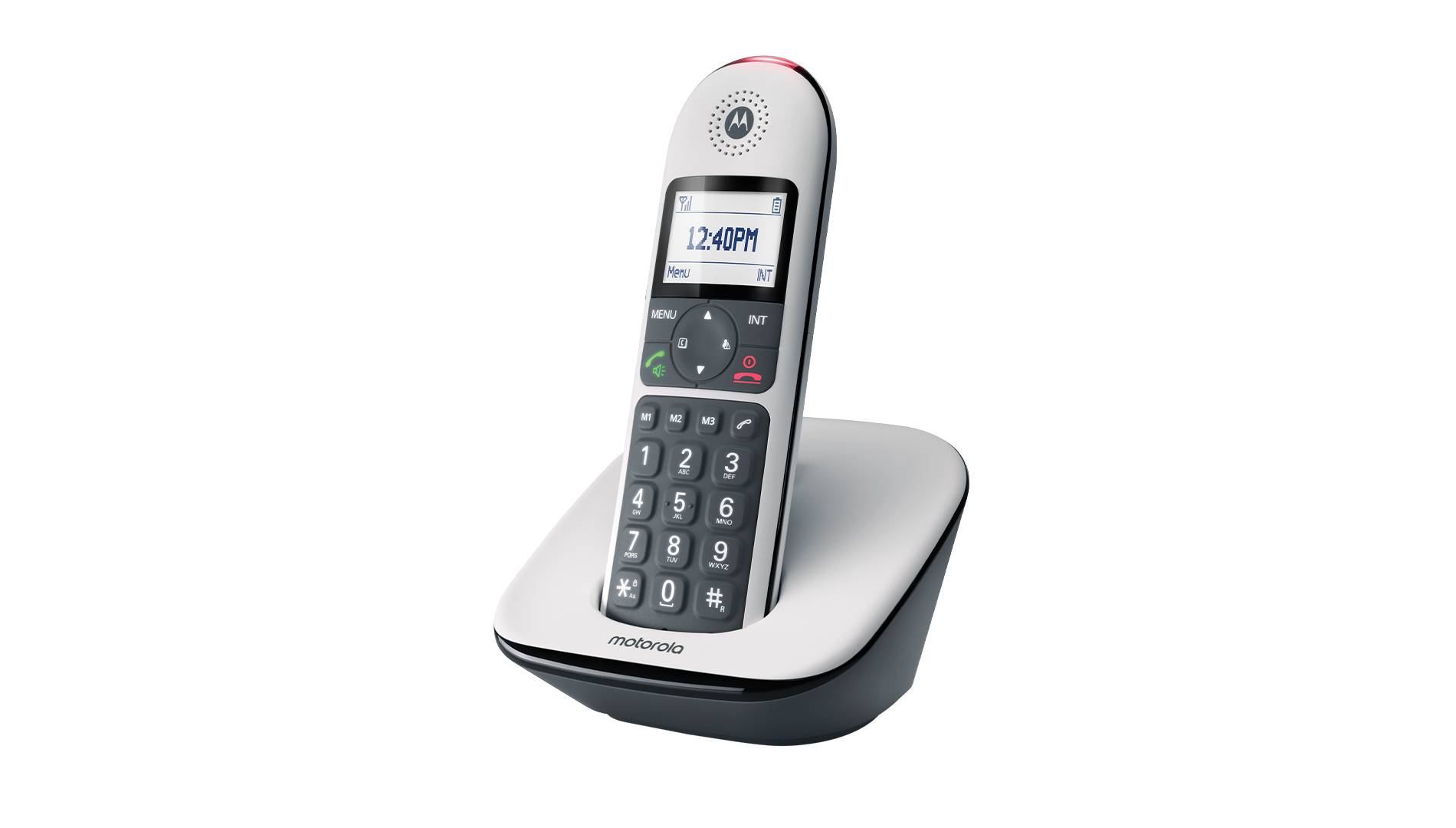 Motorola Solutions CD5001 DECT Großtastenschnurlostelefon weiß