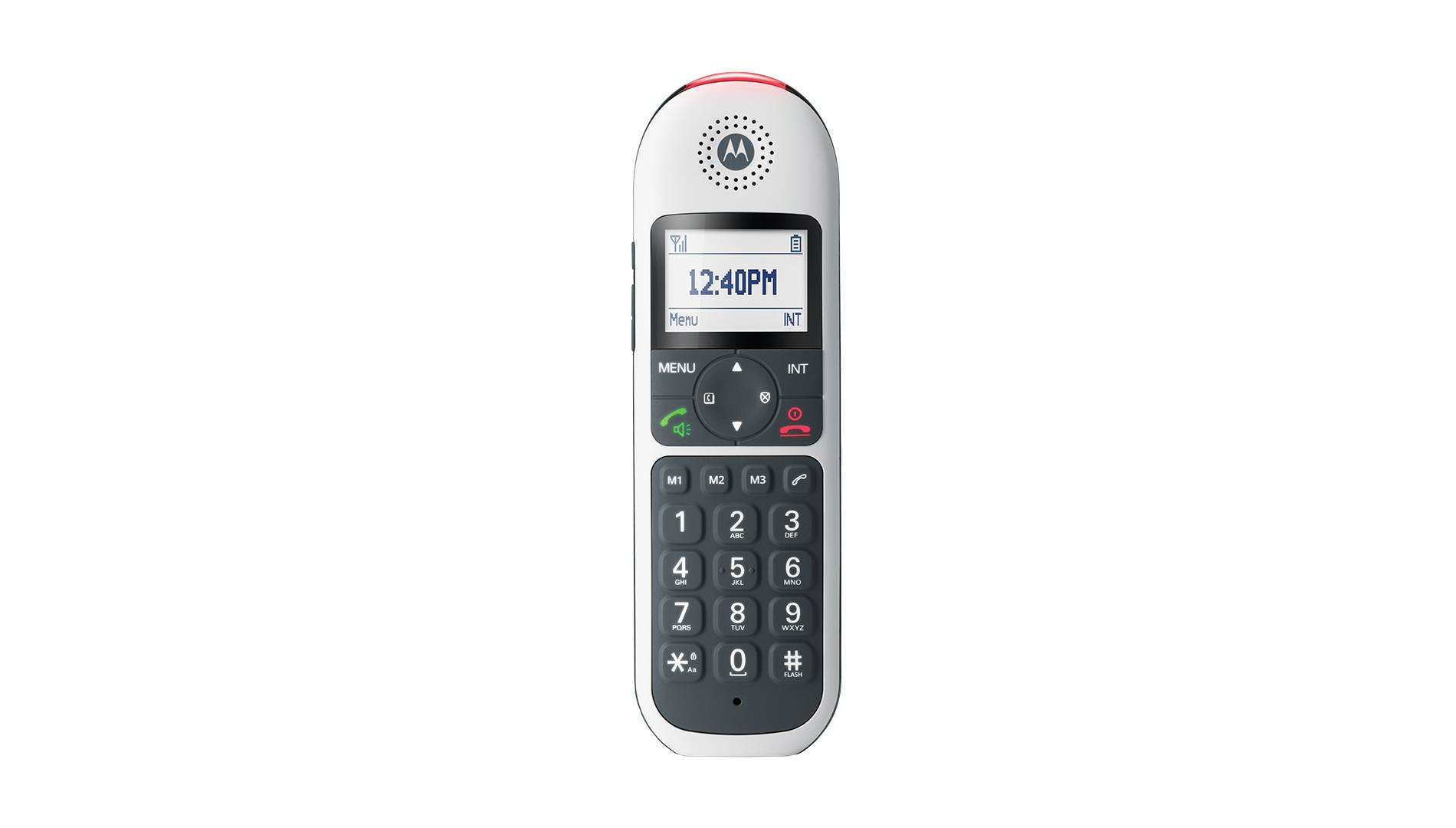 Motorola Solutions CD5001 DECT Großtastenschnurlostelefon weiß