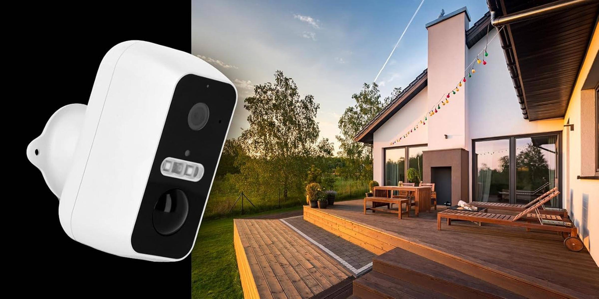 Rollei Wireless Security Cam 2K Bewegungserkennung Kabellos Outdoor