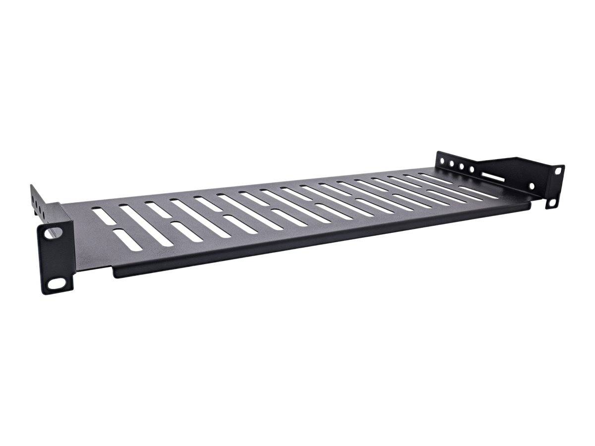 InLine 19" Fachboden - 150mm - 10kg - 1HE - RAL 9005 schwarz1U - 48.3 cm (19")