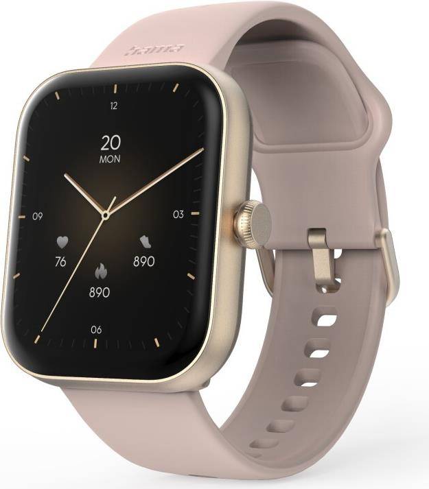 Hama Smartwatch 5000 | Farbdisplay 1,65", Telefon, WhatsApp