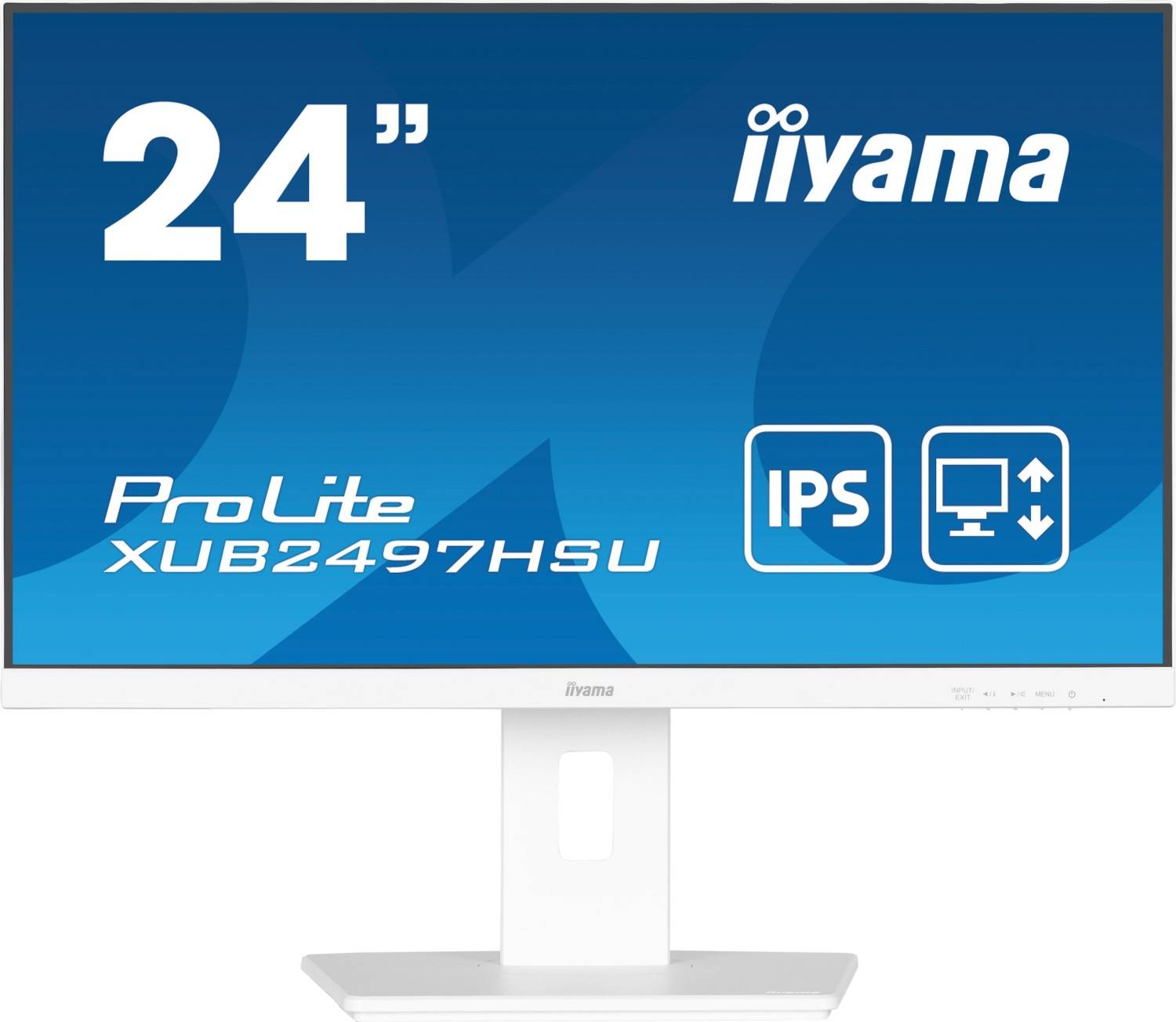 iiyama 24'' WHITE IPS-panel, 1920x1080@100Hz, 15cm Height Adj