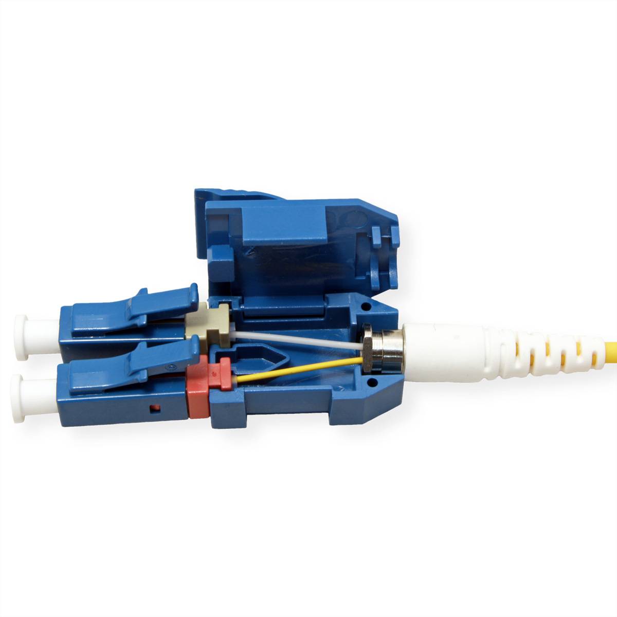 ROLINE - LWL-Kabel UNIBOOT Single Mode 9/125µm OS2 LC Duplex 10m - Kabel - Single- bzw. Monomode-Faser