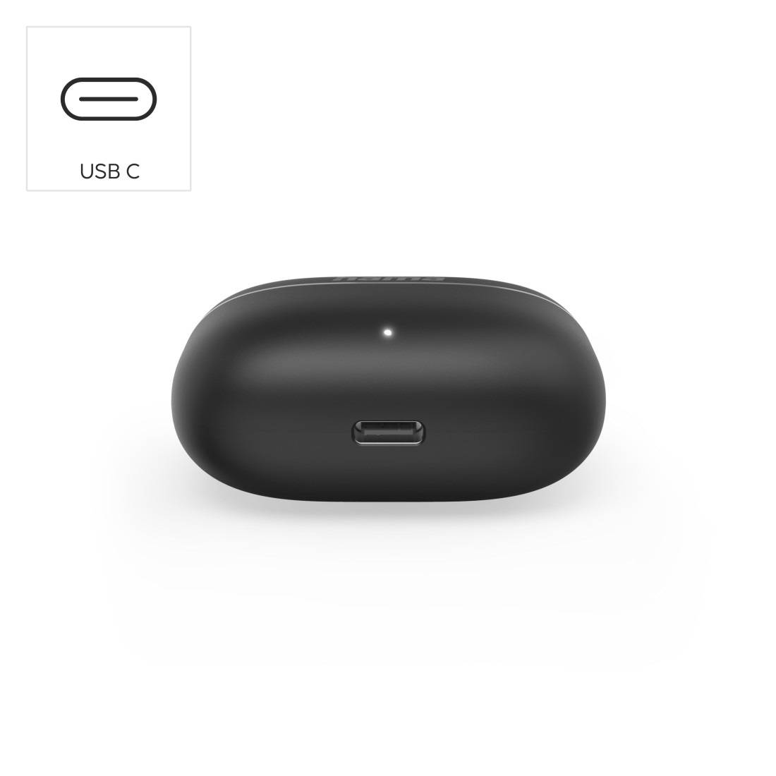 Hama Freedom Light II, True Wireless Stereo (TWS), Anrufe/Musik, Kopfhörer, Schwarz