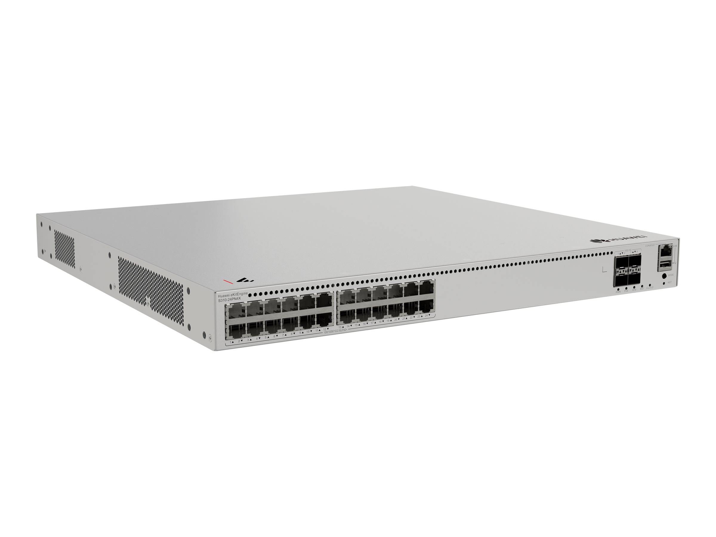 Huawei eKitEngine S310 Series S310-24PN4X - Switch - L2+ - managed - 24 x 10/100/1000/2.5G (PoE+)