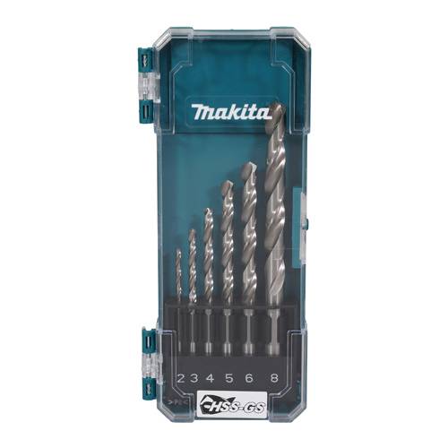 MAKITA D-78346 - HSS-GS Metallbohrer-Set für Bohrmaschine (6-teilig)