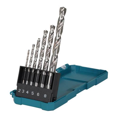 MAKITA D-78346 - HSS-GS Metallbohrer-Set für Bohrmaschine (6-teilig)