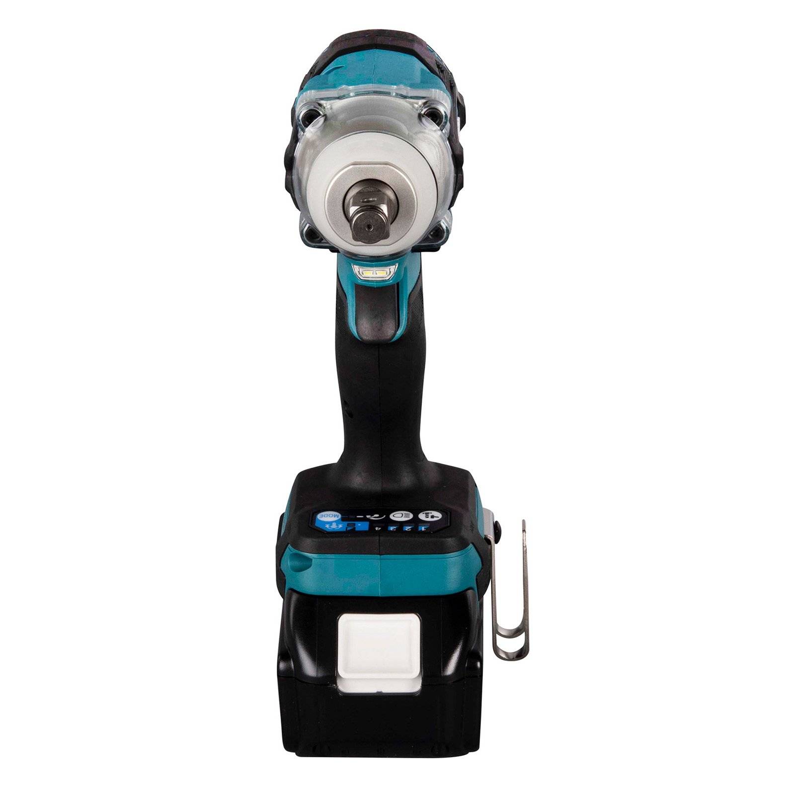 Makita DTW300TJX7 Akku-Schlagschrauber 18V / 2x Akku 5,0 Ah + Ladegerät + 14-tlg. Schlagnuss-Set im MAKPAC