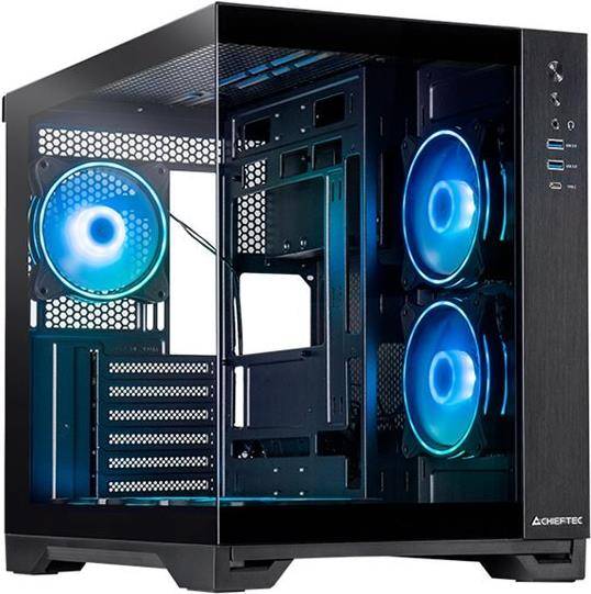 Chieftec Visio - Tower - ATX (gehärtetes Glas) - keine Spannungsversorgung (ATX)