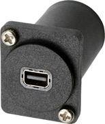 EXSYS GmbH D-Typ Adapter Mini DisplayPort Buchse zu Buchse (EX-49168)