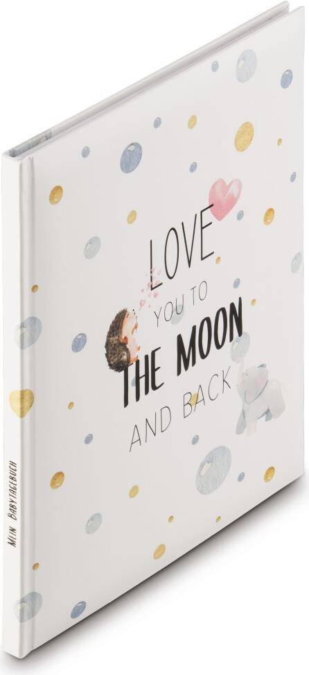 Hama Babytagebuch To The Moon, 22x29 cm, 46 illustrierte Seiten (00007723)