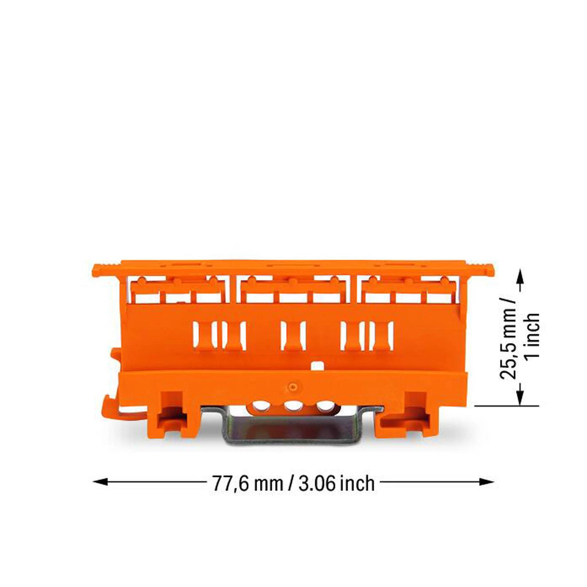 Wago Befestigungsadapter für COMPACT Klemmen der Serie 221-4.., Packung mit 10 Stk.