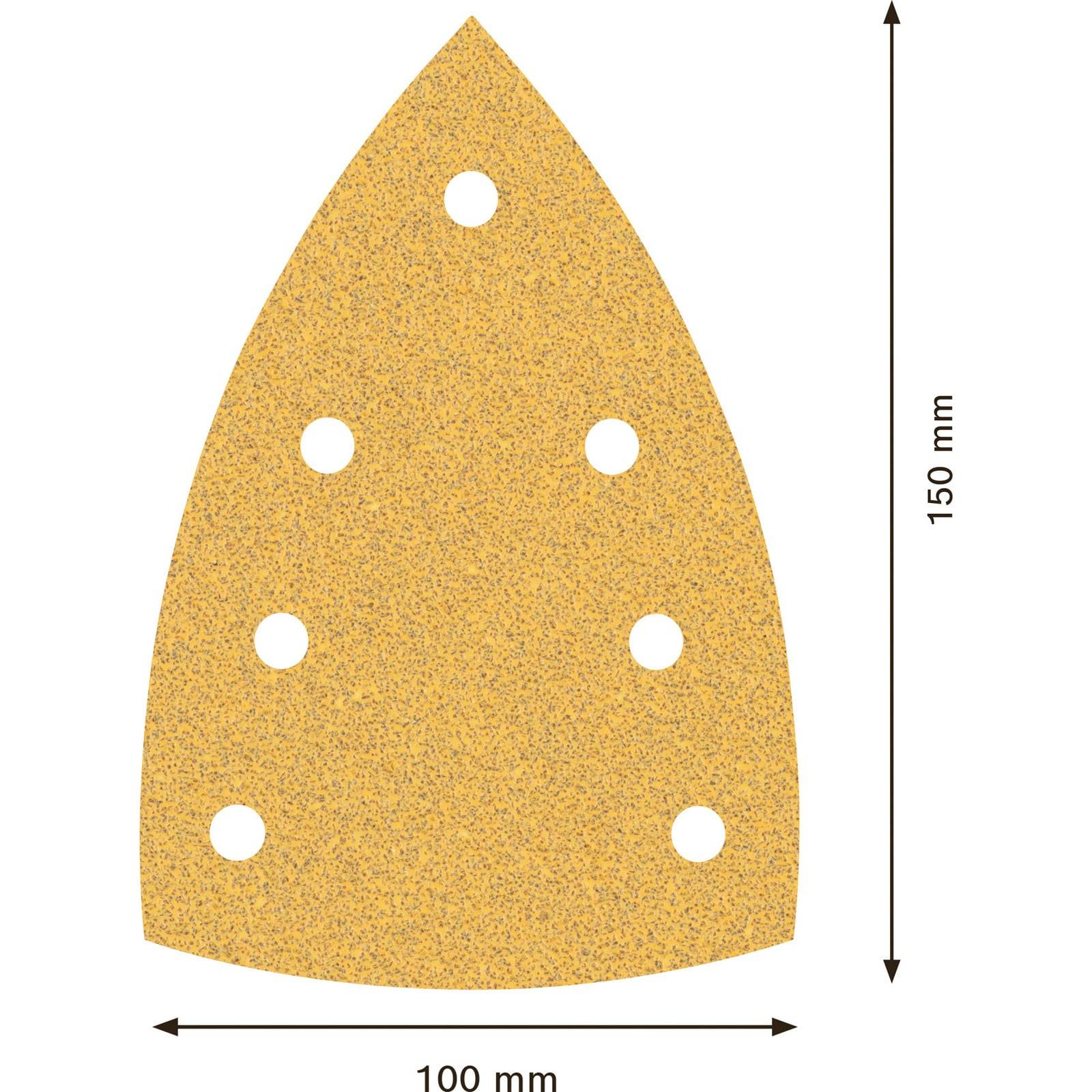 Bosch 2 608 901 115 - Sandpapier - Holz - Bosch - Braun - 150 mm - 100 mm