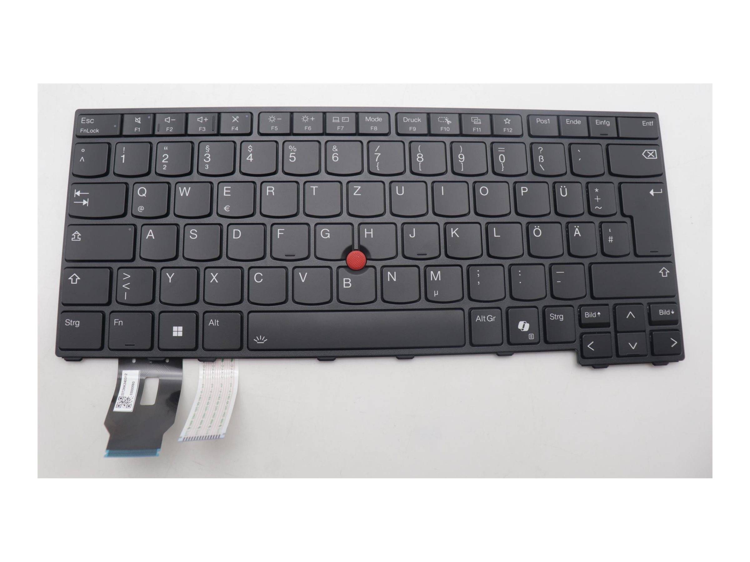 Lenovo NB_KYB CS24 FL TOP,BK-BL,TRI,GER