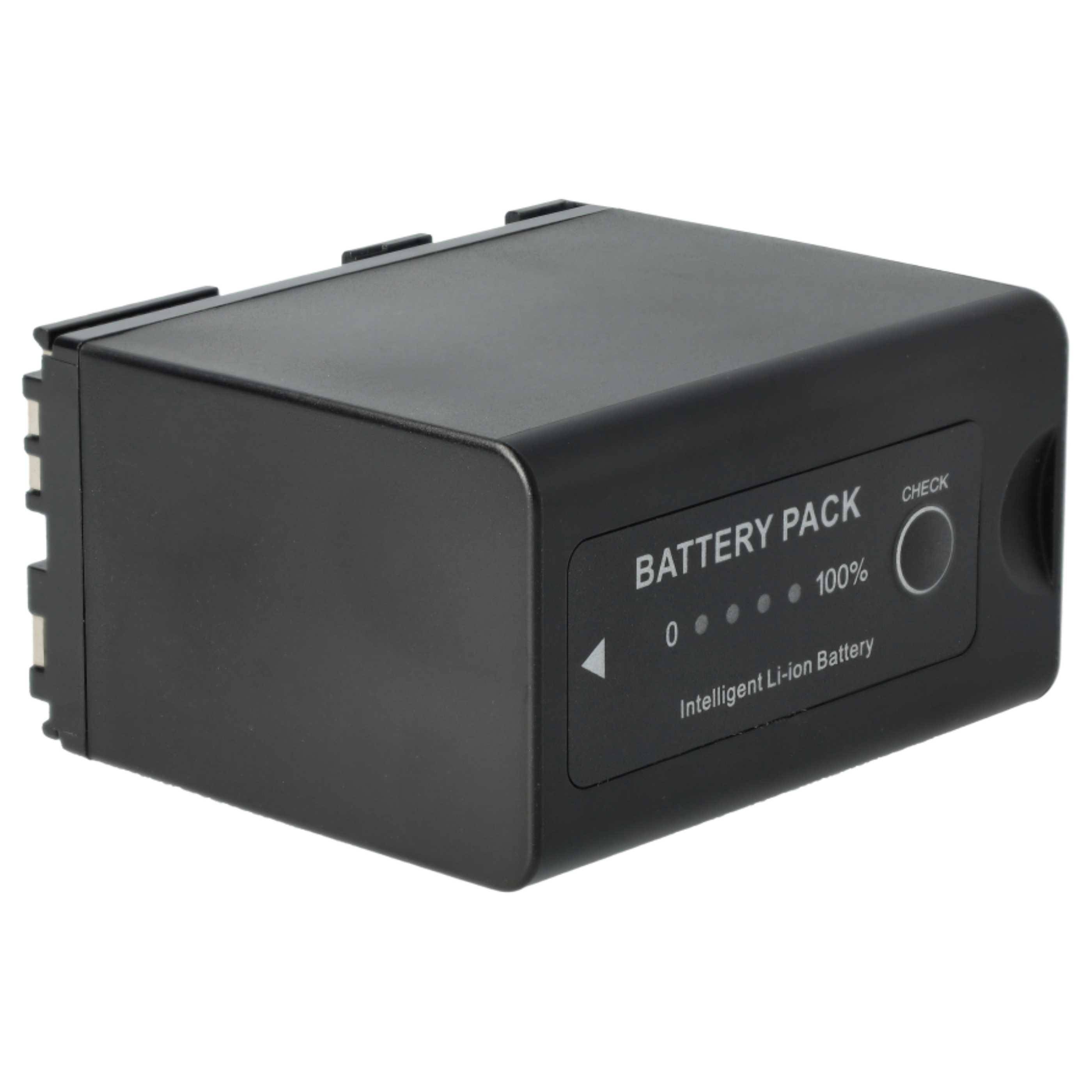 vhbw 2x Akku kompatibel mit Canon XF300, XF305, XF100, XF105 Videokamera Camcorder (6600 mAh, 7,4 V, Li-Ion)