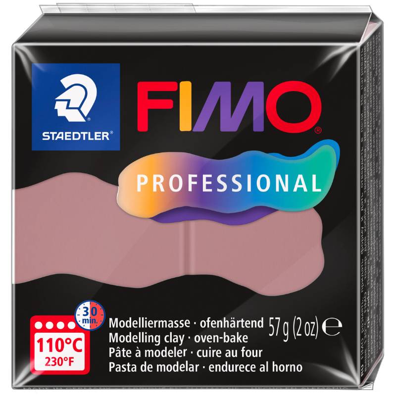 FIMO PROFESSIONAL Modelliermasse, ofenhärtend, 57 g, altrosa