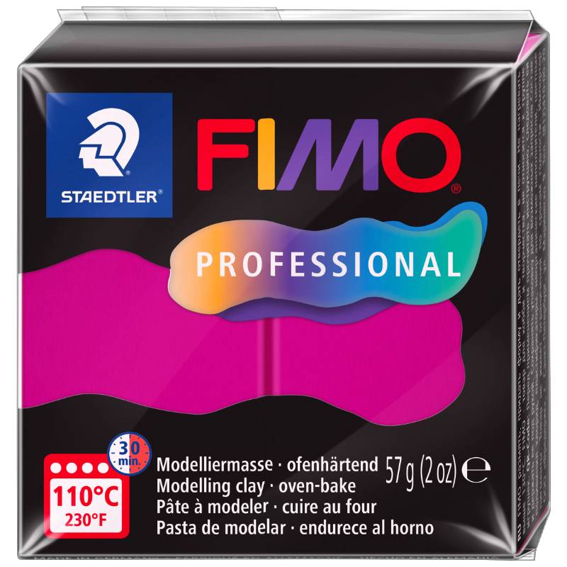 FIMO PROFESSIONAL Modelliermasse, ofenhärtend, 57 g, magenta