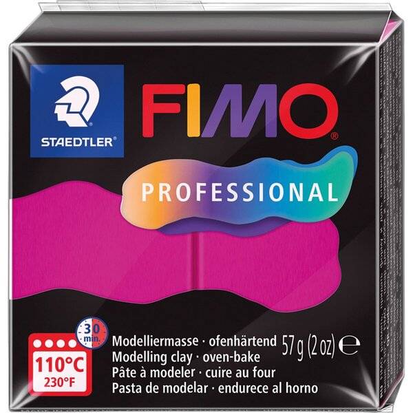 Modelliermasse Fimo professsional 57g magenta