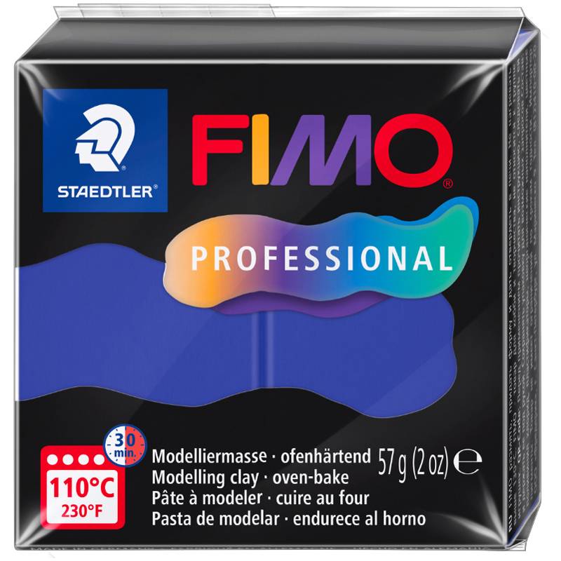 FIMO PROFESSIONAL Modelliermasse, ofenhärtend, royalblau