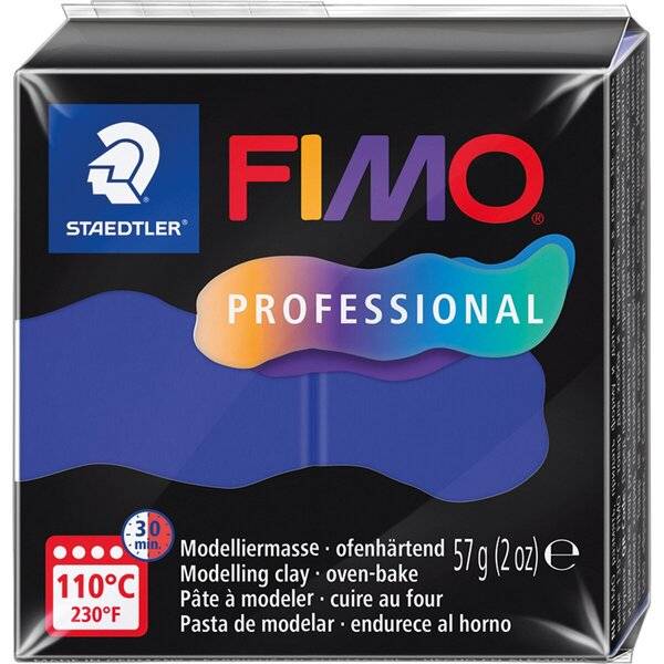 Modelliermasse Fimo professsional 57g royalblau