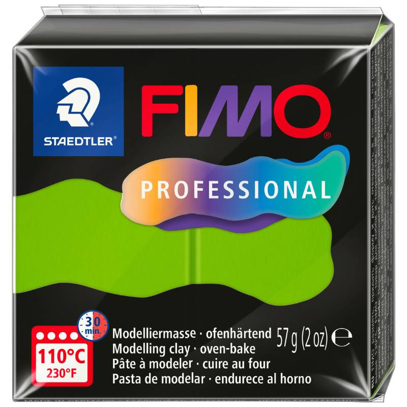 FIMO PROFESSIONAL Modelliermasse, ofenhärtend, 57 g,hellgrün