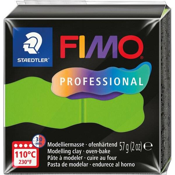 Modelliermasse Fimo professsional 57g hellgrün