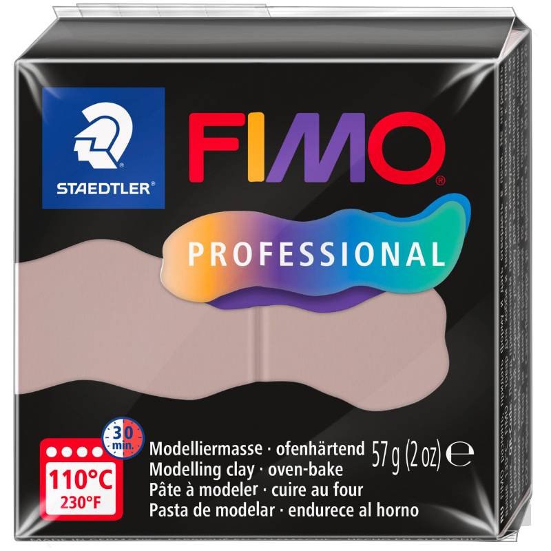 FIMO PROFESSIONAL Modelliermasse, ofenhärtend, 57 g, taupe