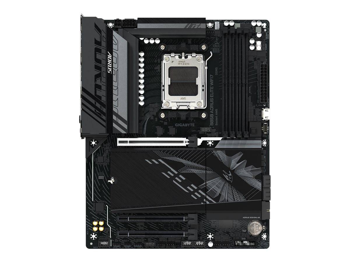 GIGABYTE - AORUS B850 ELITE WIFI7 - Motherboard - ATX - Socket AM5 - AMD B850 Chipsatz - USB-C 3.2 Gen 2x2, USB-C 3.2 Ge