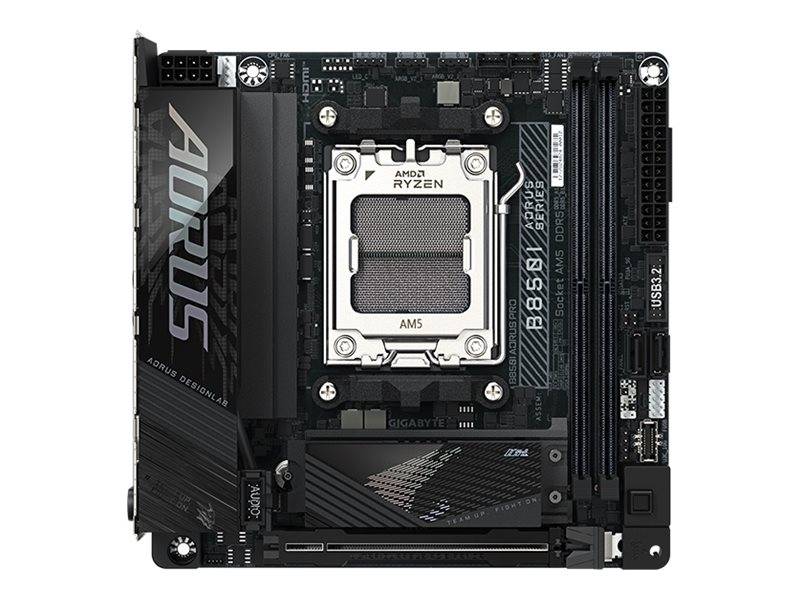 GIGABYTE - AORUS B850I PRO - Motherboard - Mini-ITX - Socket AM5 - AMD B850 Chipsatz - USB-C 3.2 Gen2, USB 3.2 Gen 1, US