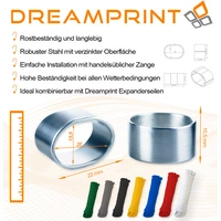 Dreamprint 10x Würgeklemme 12mm Klemme Pressklemme Expanderseil Planenseil Gummiseil Seil Seilklemme Stahl verzinkt Dreamprint 10x Würgeklemme 12mm Klemme Pressklemme Expanderseil Planenseil Gummiseil Seil Seilklemme Stahl verzinkt