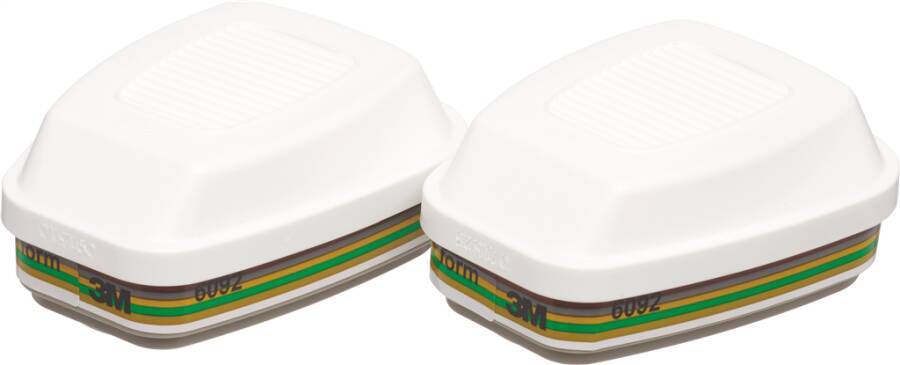 Kombinationsfilter 3M™ gegen Gase, Dämpfe & Partikel 6092 Filter 6092 Schutzstufe A1B1E1K1 P3 R + Formaldehyd Schutz geg