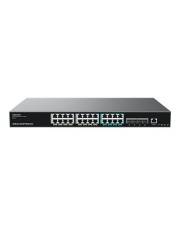 Grandstream GWN7820 Series Switch L3 managed 16 x 10/100/1000 PoE+ + 8 x 2.5G + 4 x 10 Gigabit SFP+ Desktop an Rack montierbar PoE++ 360 W