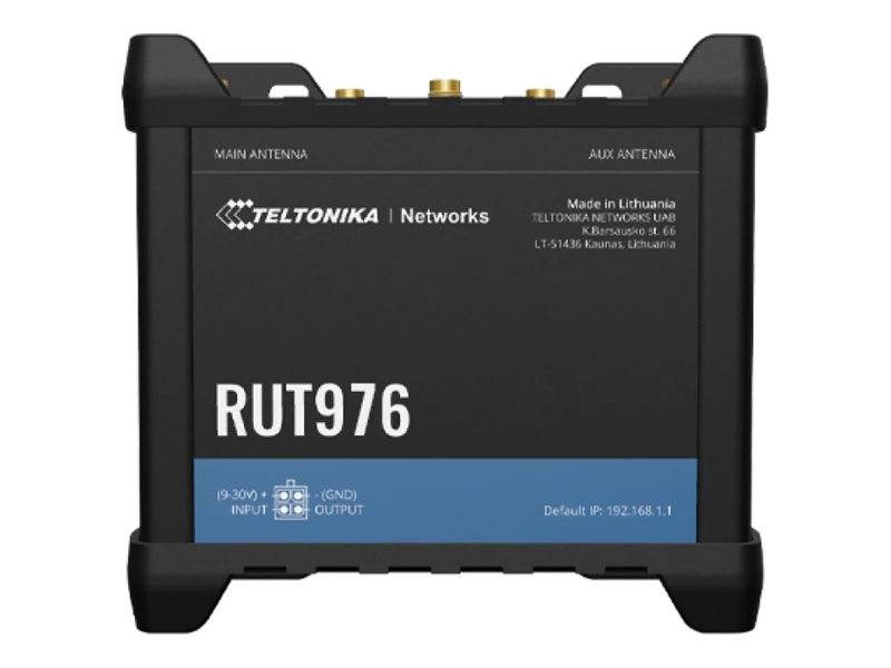 Teltonika RUT976 - Wireless Router - Netz - WWAN 4-Port-Switch