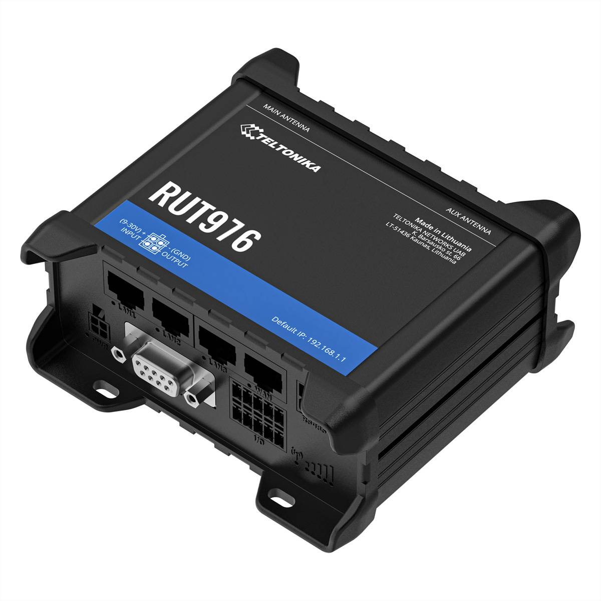 Teltonika RUT976 - Wireless Router - Netz - WWAN 4-Port-Switch