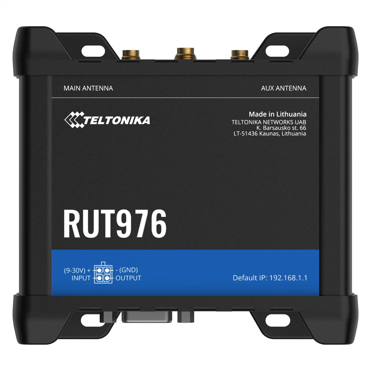 Teltonika RUT976 - Wireless Router - Netz - WWAN 4-Port-Switch