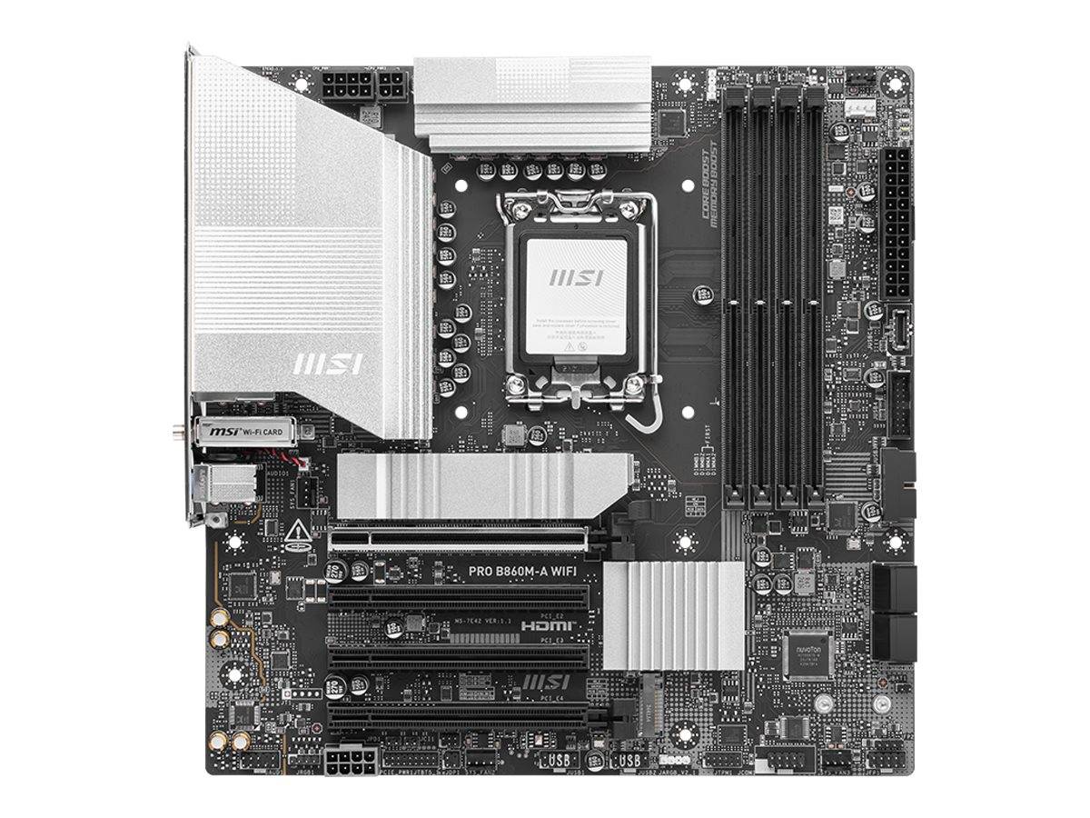 MSI PRO B860M-A WIFI - Motherboard - micro ATX - LGA1851-Sockel - B860